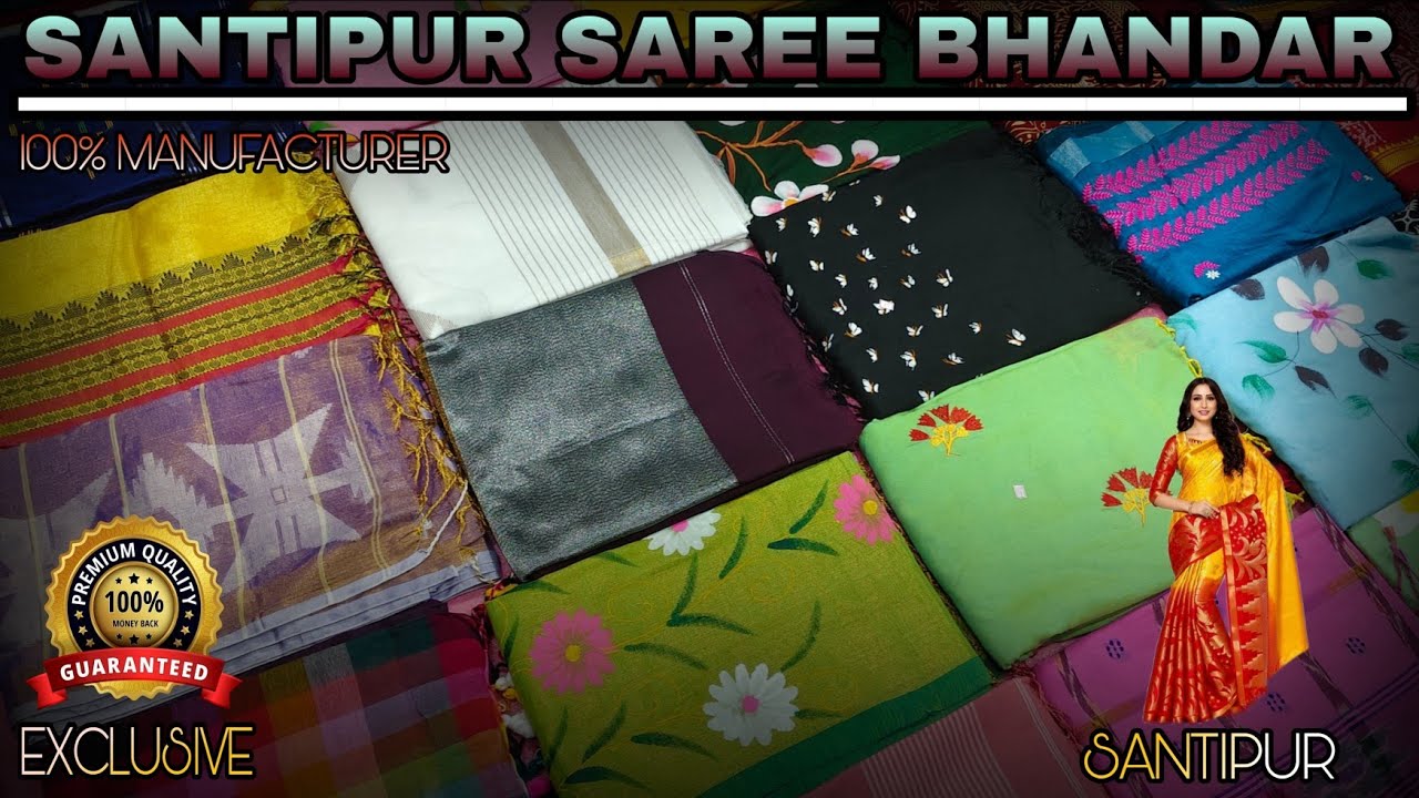 Cotton Silk | Mul cotton | Tissue Jamdani | hand Print Saree Manufacturing in @SantipurSareeBhandar 