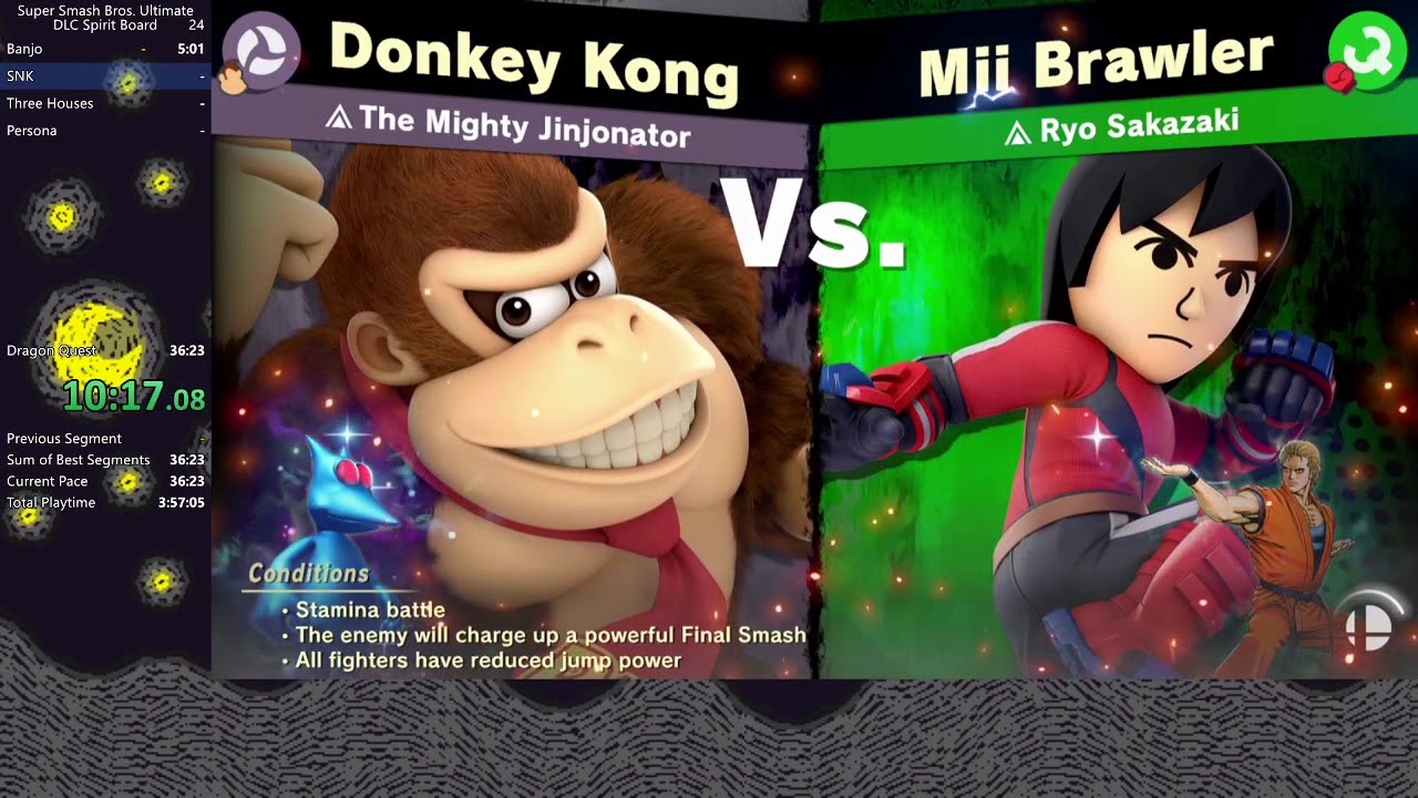 SSBU All Challenger Pack 1 DLC Spirit Boards in 31m 08s