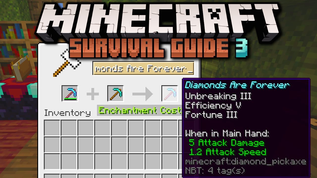Repairing, Combining, & Disenchanting! ▫ Minecraft Survival Guide ▫ Tutorial Let's Play [S3 Ep.10]