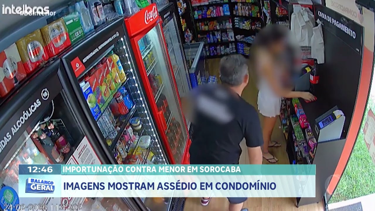 Importunação contra menor em Sorocaba: imagens mostram assédio em condomínio