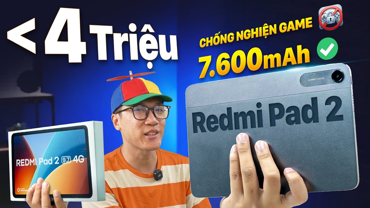 Tr&ecirc;n Tay Redmi Pad 2 9.7 inch 4G: 