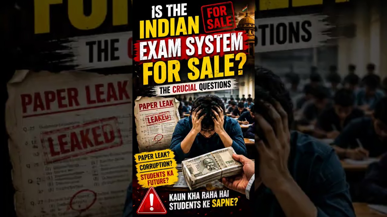 Kya India ka Exam System bik chuka hai? | The Crucial Questions Everyone Is Asking #paperleak