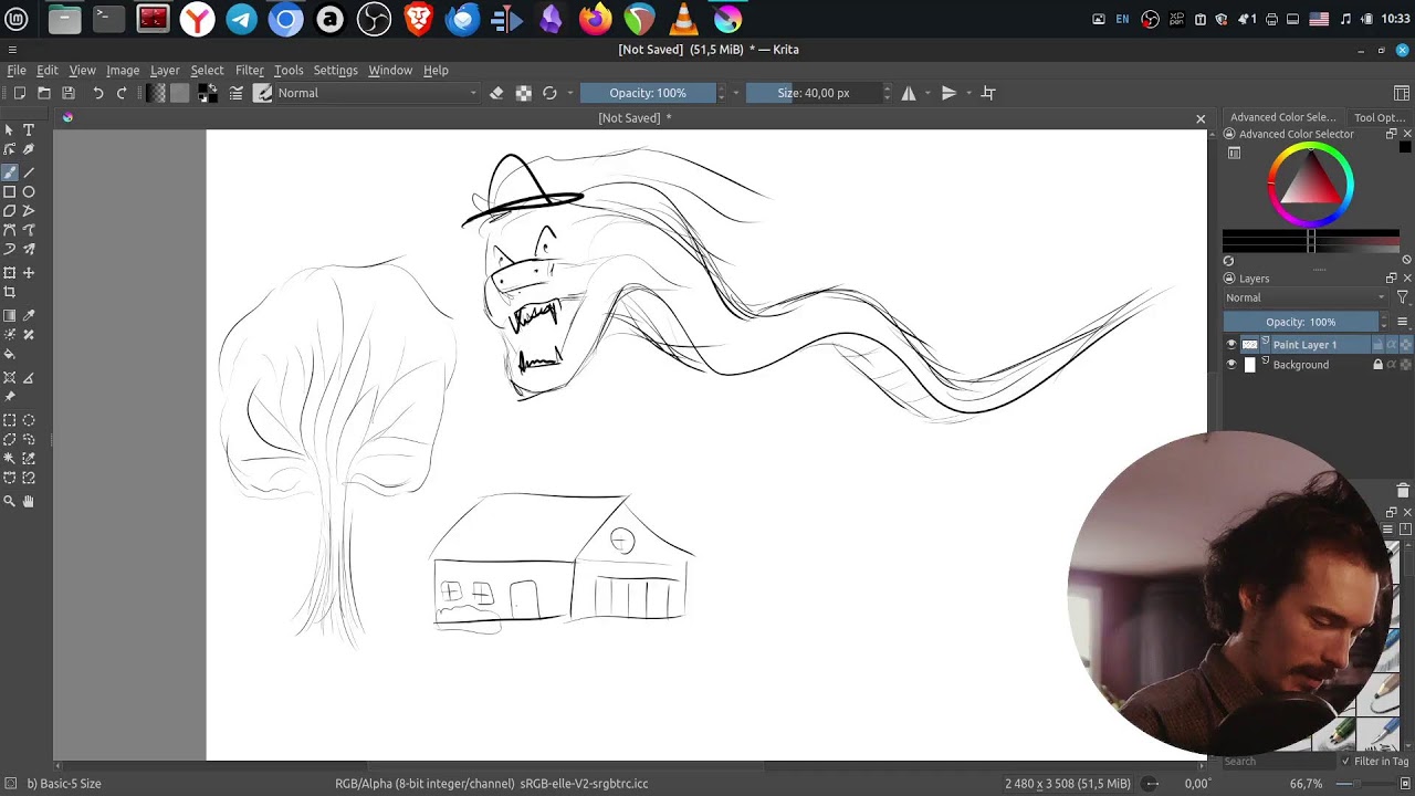 🔴 On philosophe et dessine un peu