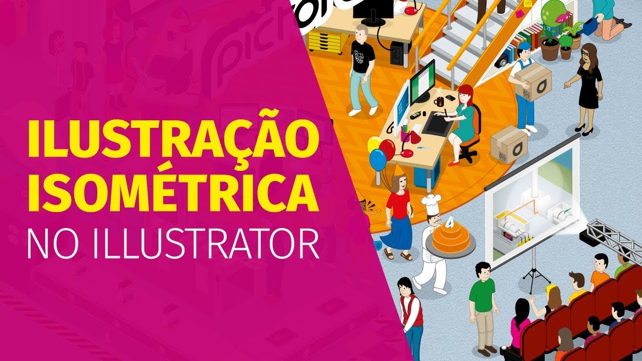Como criar ILUSTRAÇÕES ISOMÉTRICAS no Illustrator