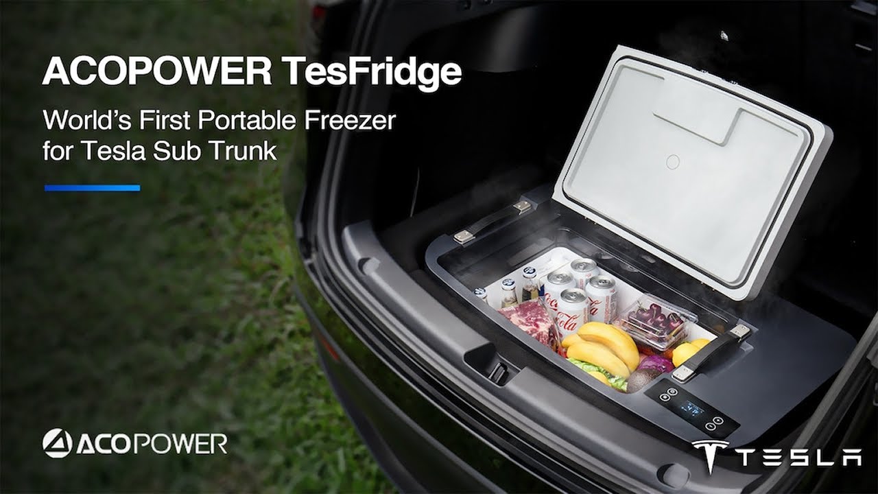 ACOPower Launches TesFridge, the World's First Portable Freezer for Tesla Sub Trunk