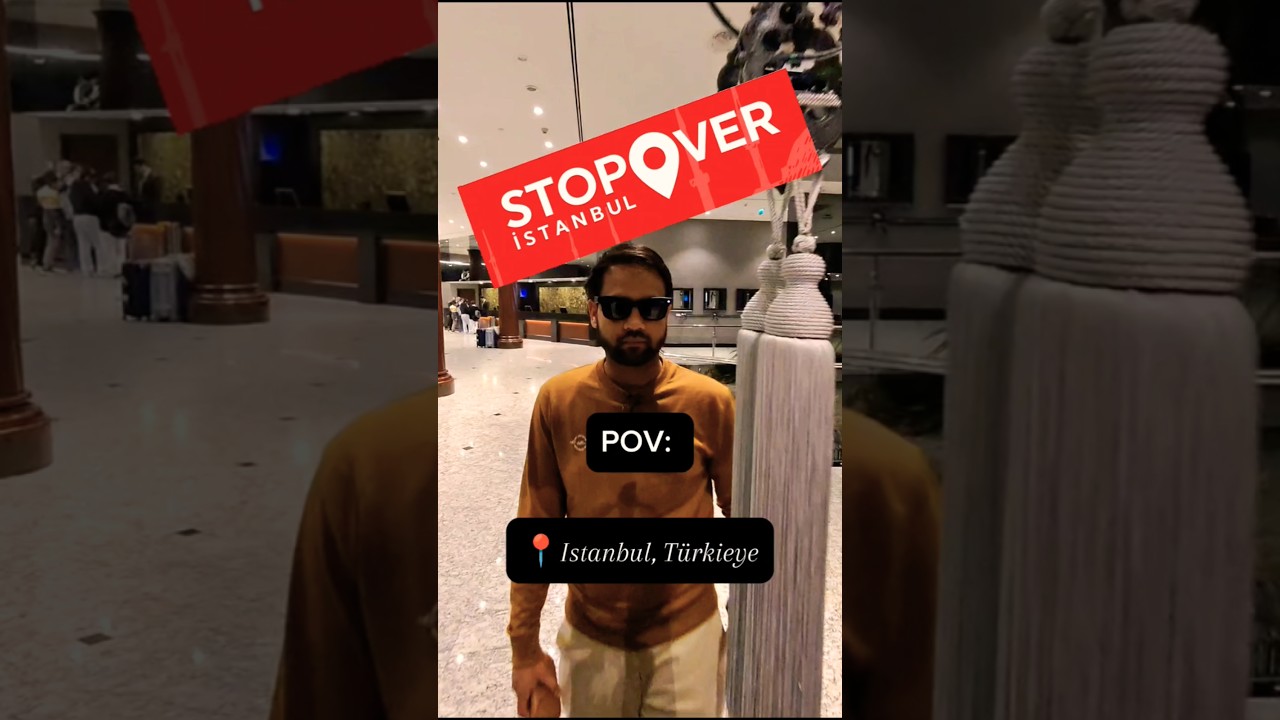 🛑Stopover 📍 Istanbul 🕌Grand Cevahir Hotel 🛏️ #turkishairlines #stopover #istanbul