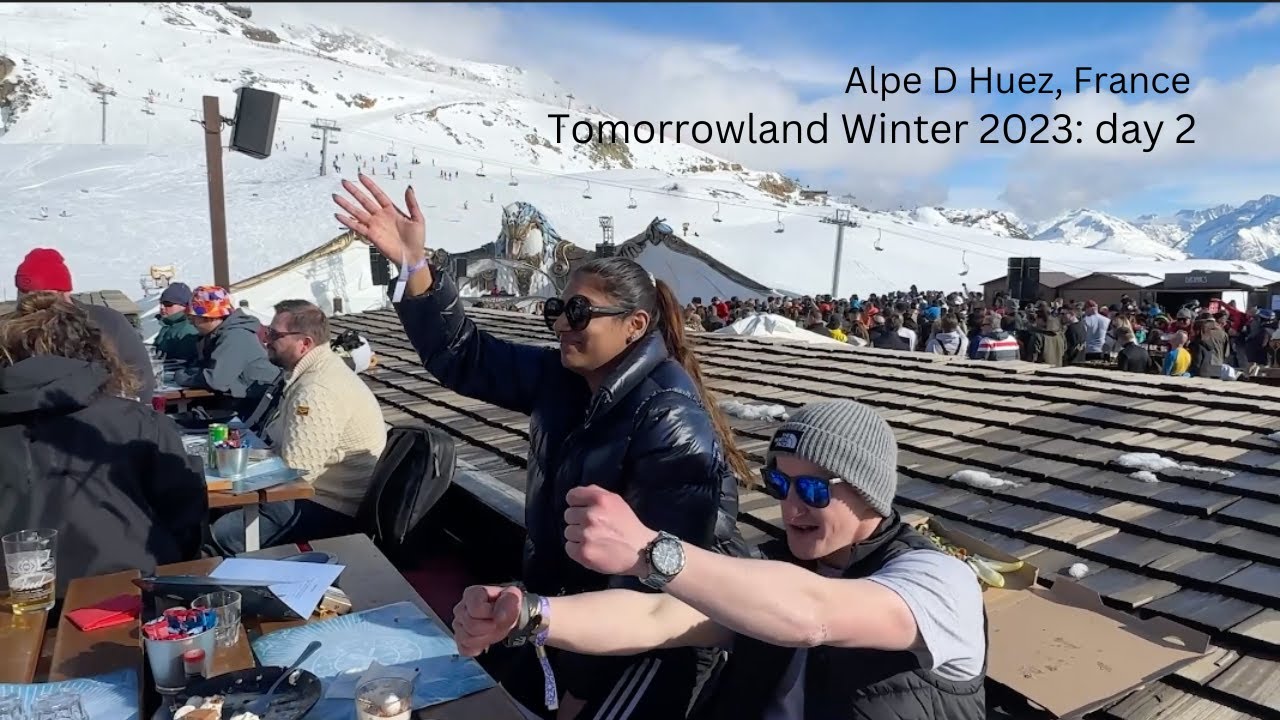 Skiing in Alpe Duez | Tomorrowland Winter Vlog 2023 Day 2 | Mallika Boobna