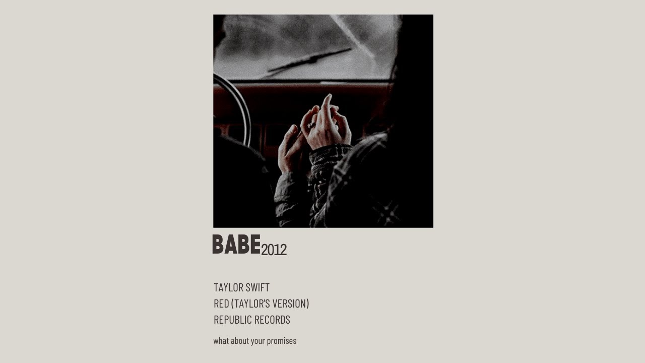 Babe - Taylor Swift (Taylor's Version) (Sped Up)