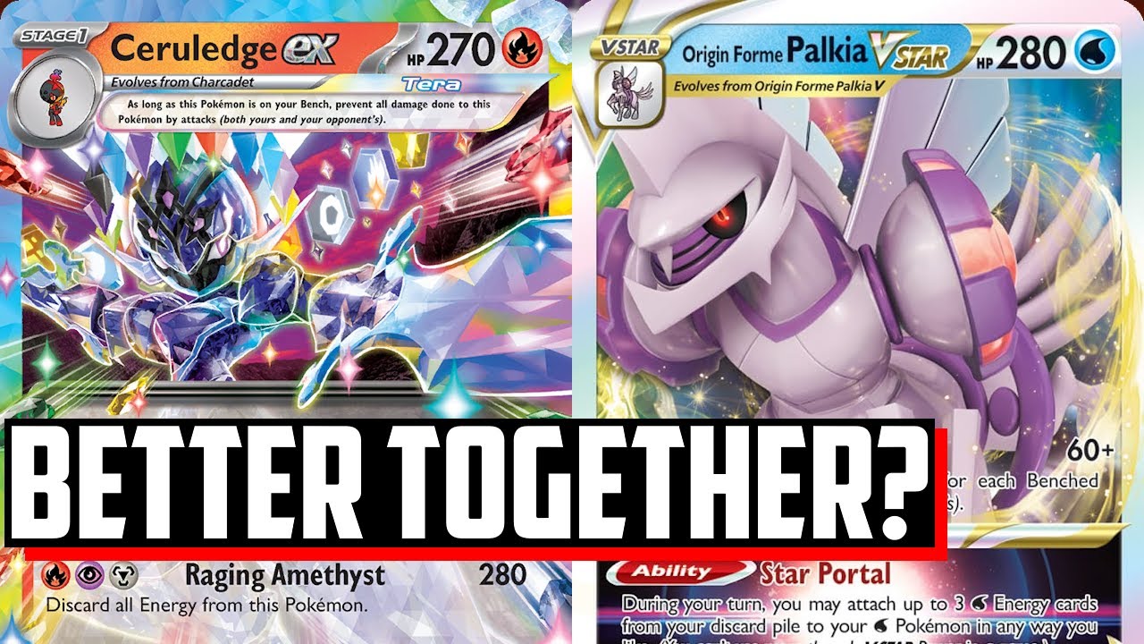 Is Ceruledge ex BEST WITH Palkia VSTAR?! - Even more ways to win! - Pokemon TCG Deck List + Matches