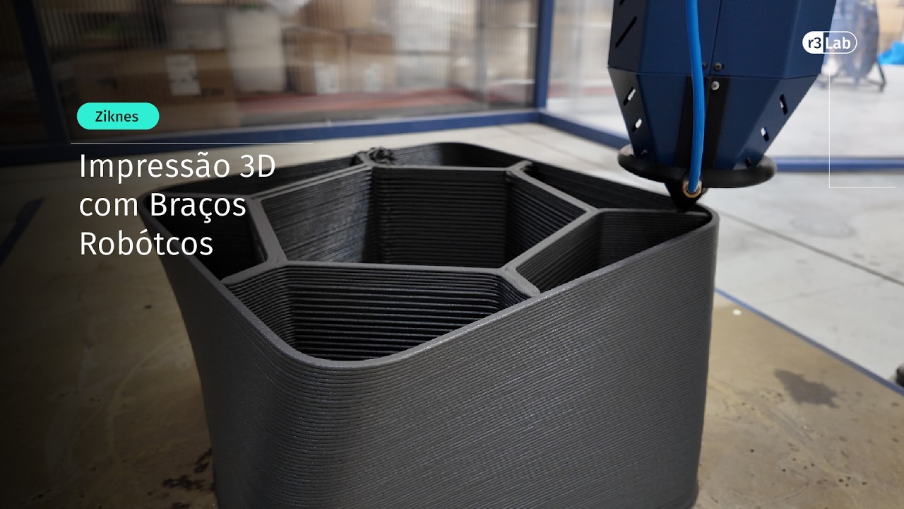 Visitamos a Fábrica da Ziknes - Impressão 3D com Braços Robóticos em grande escala!