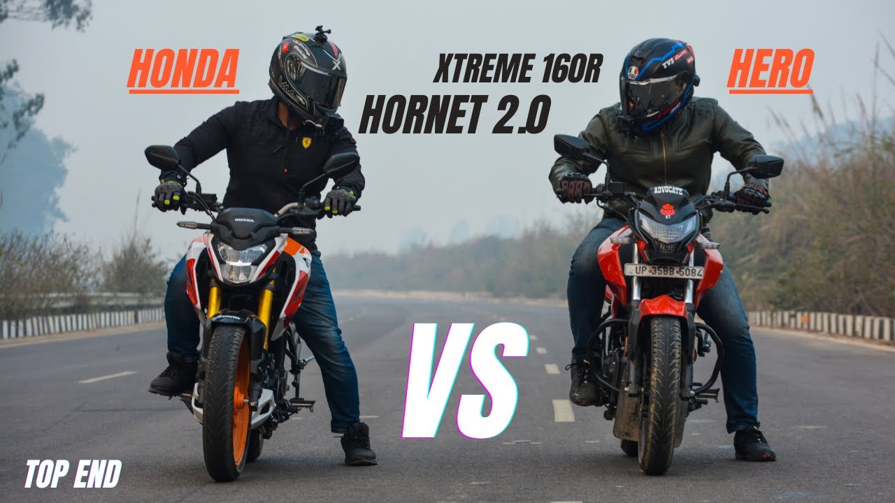 Hero Vs Honda | Hero xtreme 160R Vs Honda Hornet 2.0 (Repsol Edition) Long Race | Ye to Hona hi tha