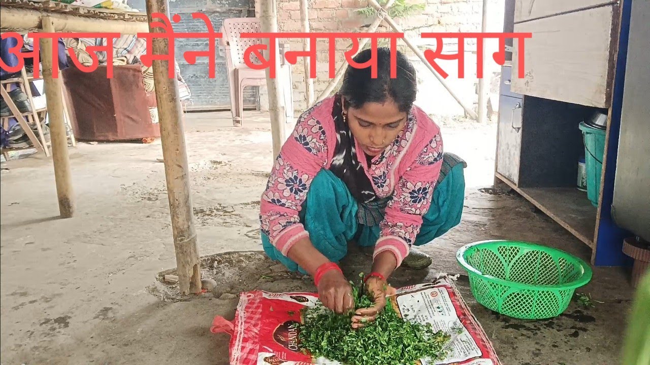  आज मैने बनाया साग मेरा दूसरा ब्लाग 