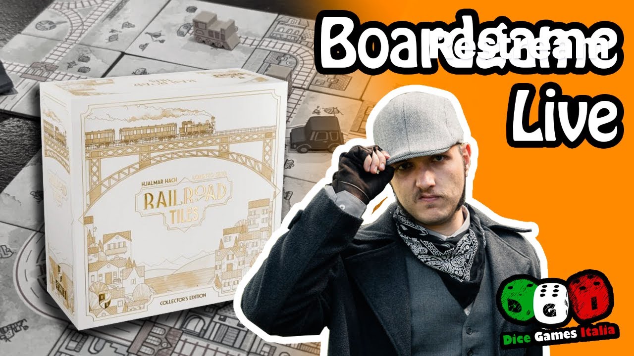 Railroad Tiles Collector's Edition [Board Games] Tutorial e partita completa live!