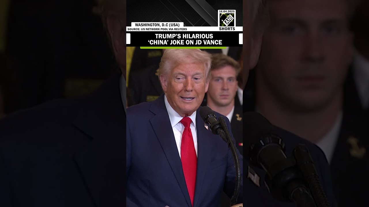 &ldquo;Must&rsquo;ve got a call from China&hellip;&rdquo; President Trump&rsquo;s hilarious &lsquo;China&rsquo; joke on JD Vance goes viral
