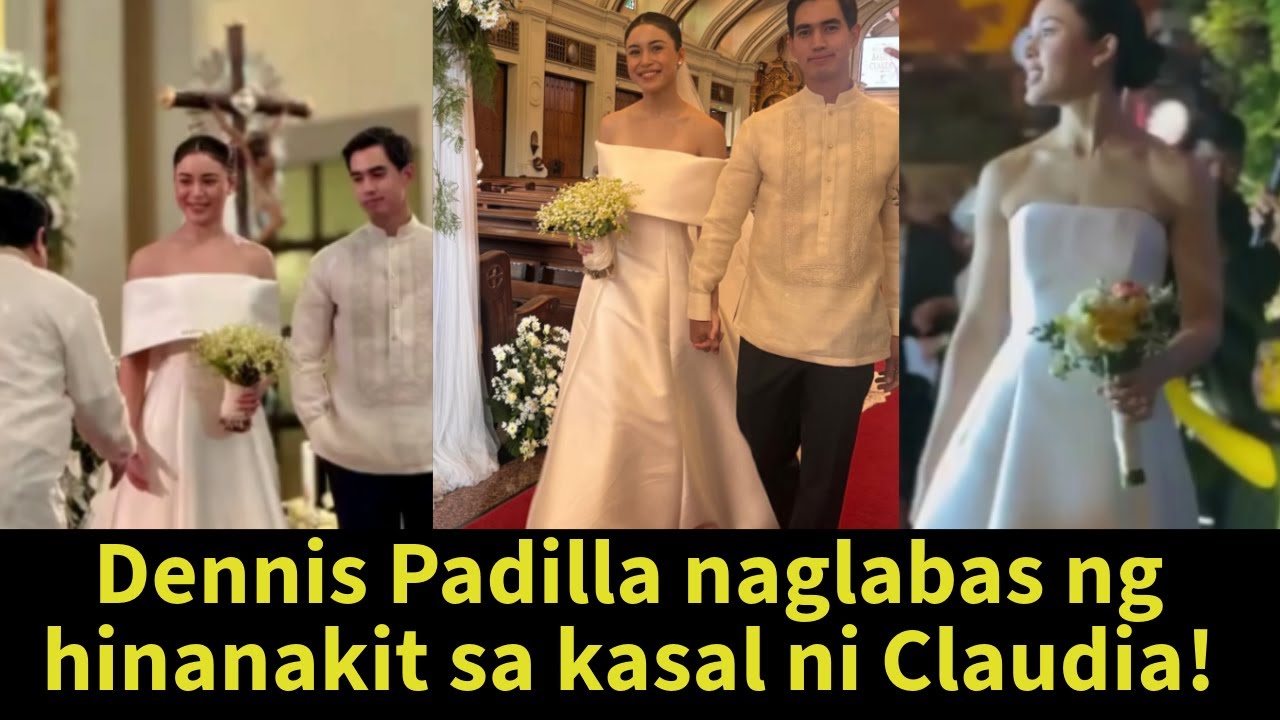 Dennis padilla naglabas ng hinanikt sa kasal ni Claudia Barretto
