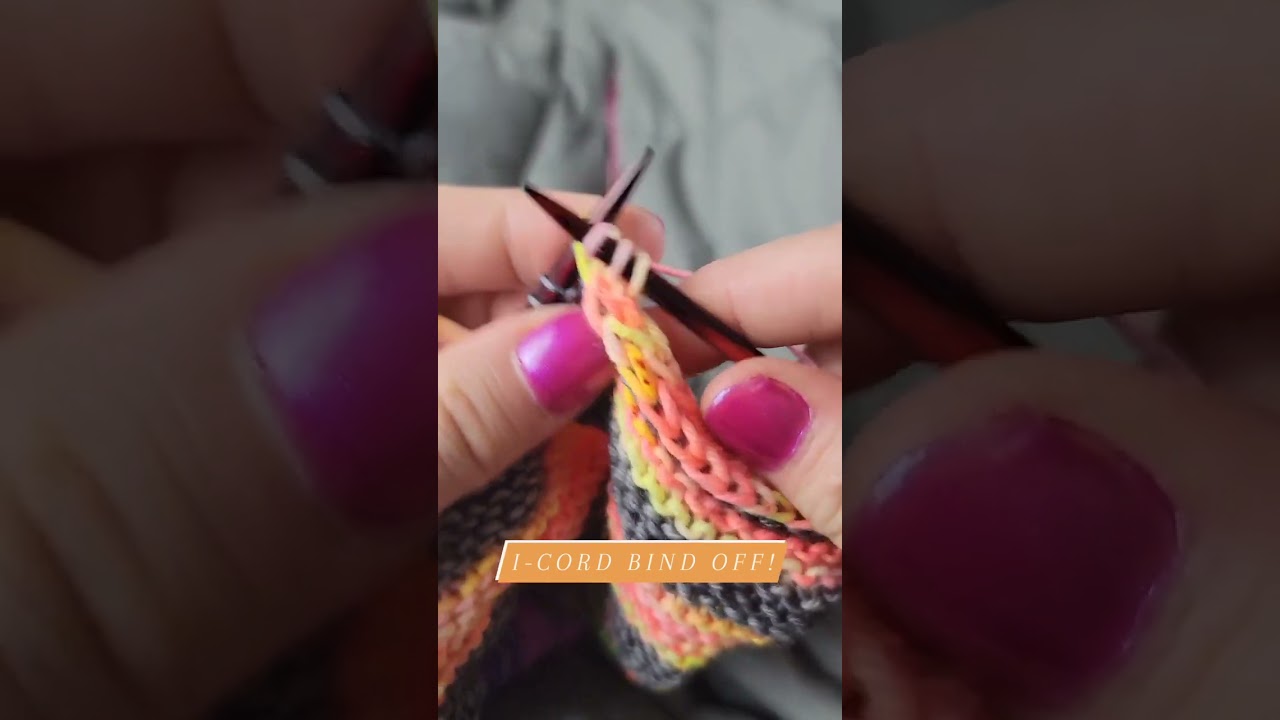 I-cord Bind Off