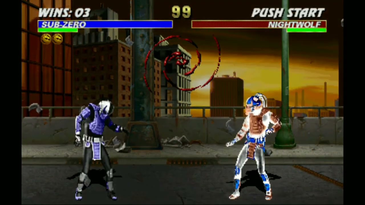 Mortal Kombat 3 - Cyber Sub-Zero (FAKE) Babality