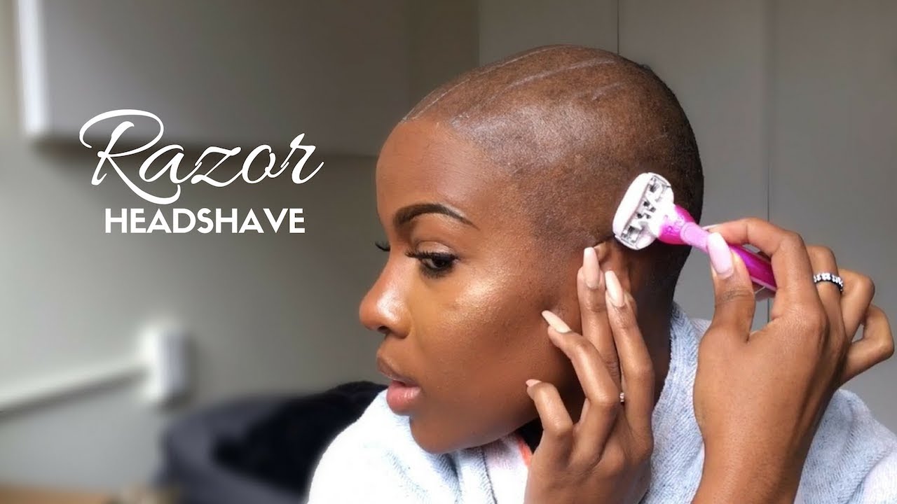 SHAVING MY HEAD WITH A  RAZOR | Nia Hope