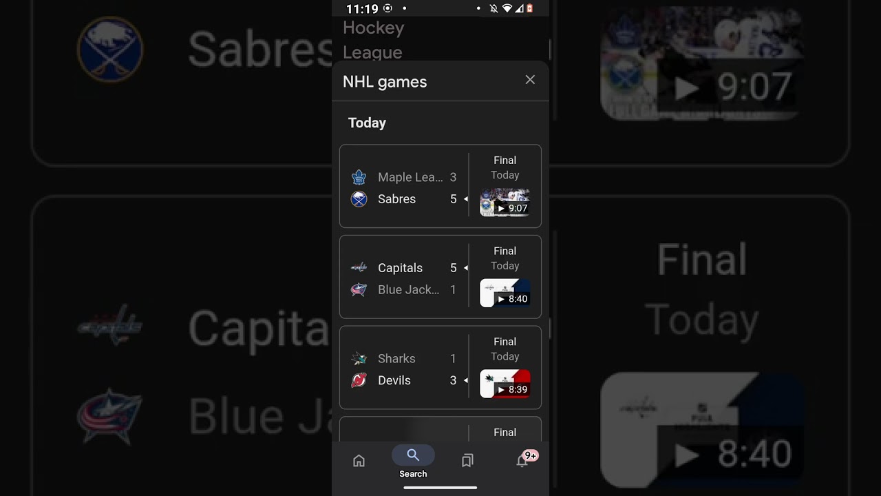NHL Hockey Scores #nationalhockeyleague