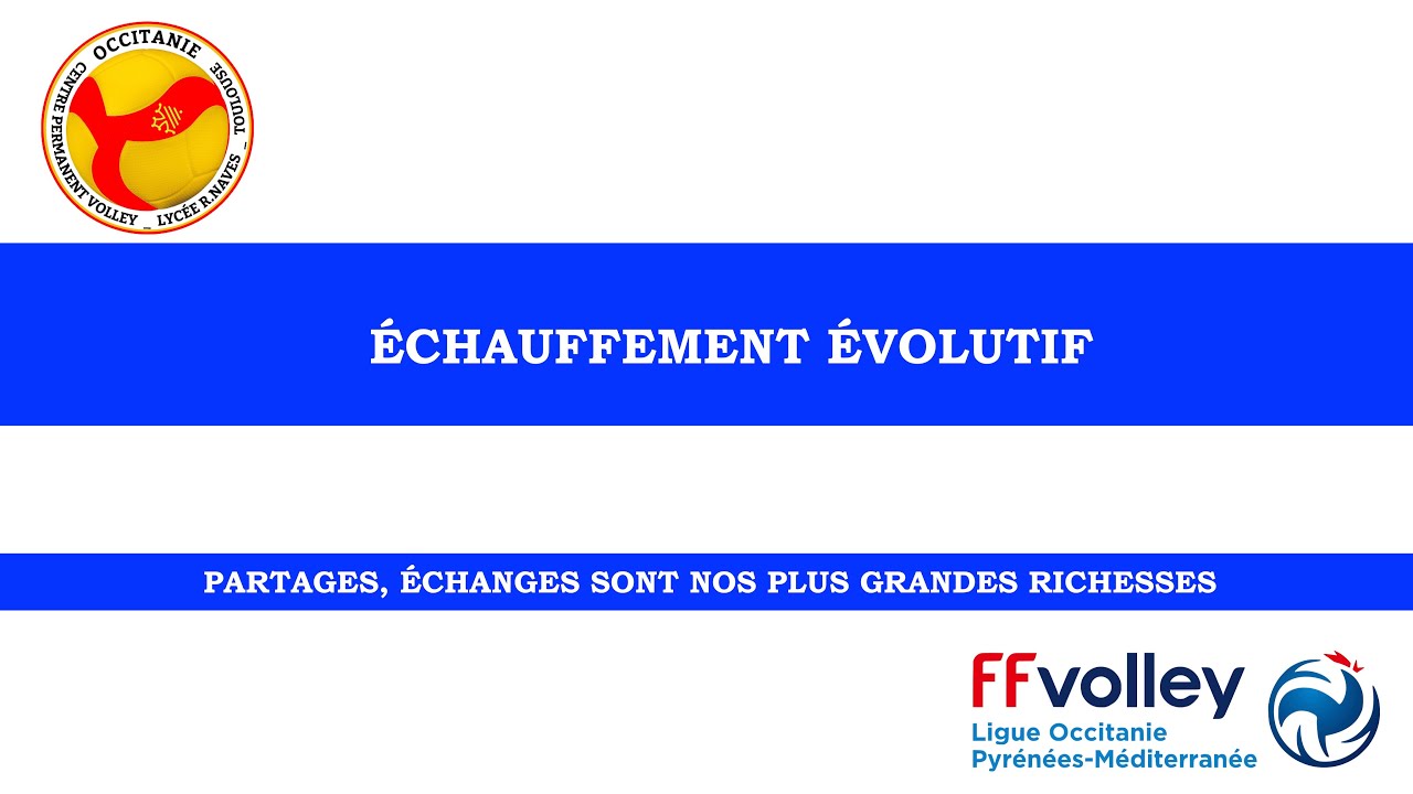 Exemple d'échauffement évolutif possible ... avec ballons