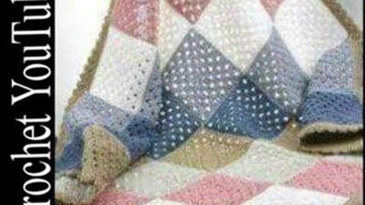 مفرش سرير ومخده كروشية Bed cover and Crochet cushion / قناة كروشيه يوتيوب