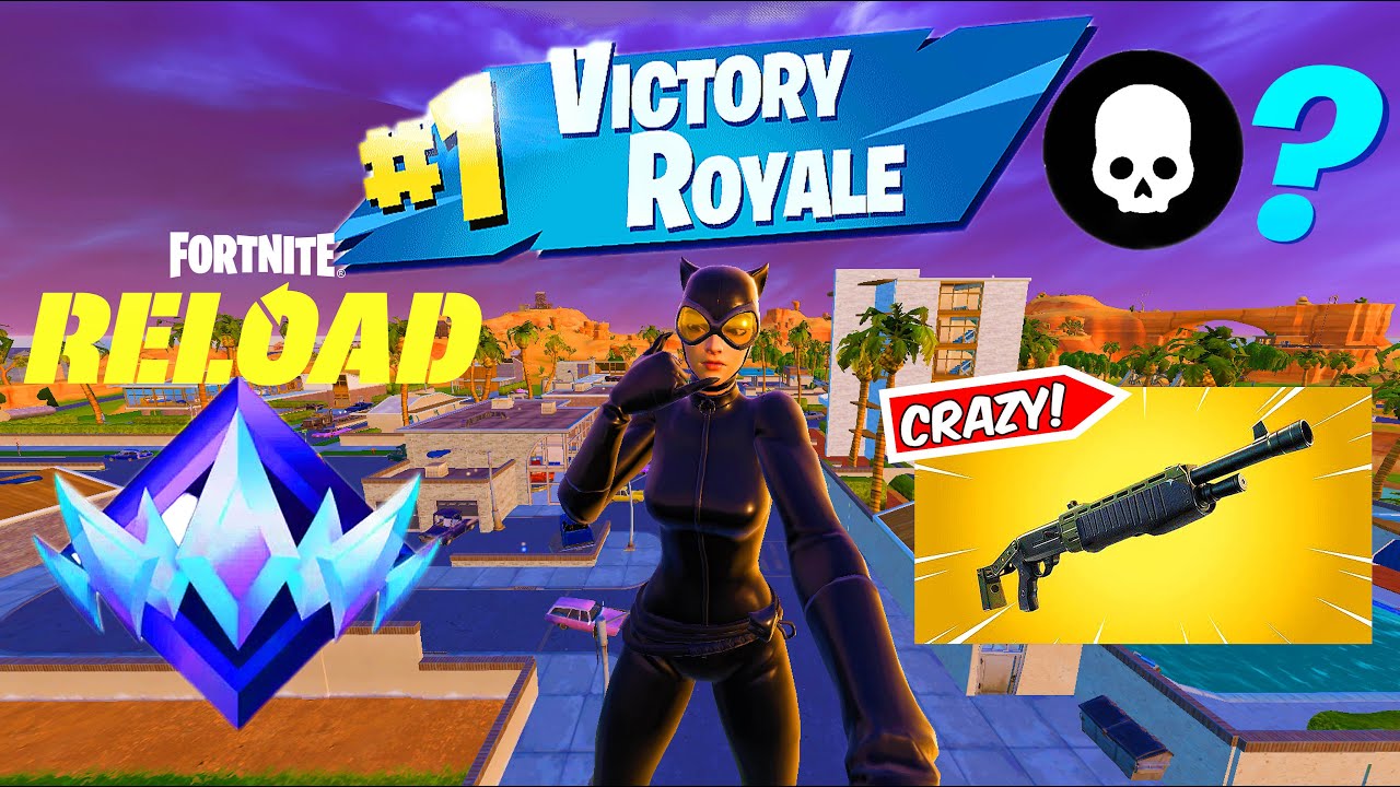 CRAZY CATWOMAN SKIN!  | OG Fortnite Reload Ranked | High Kill Gameplay | Keyboard & Mouse