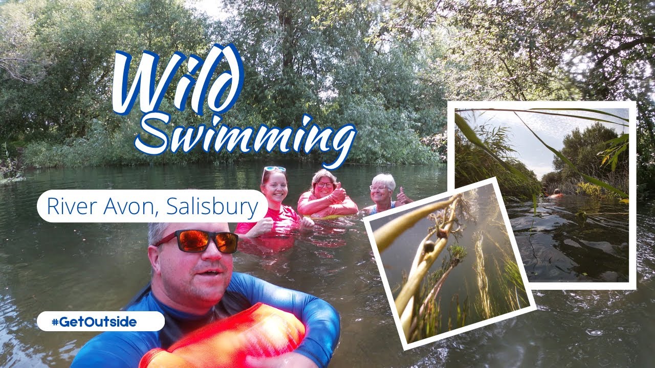 Sunday morning adventure wild swim in the river Avon
