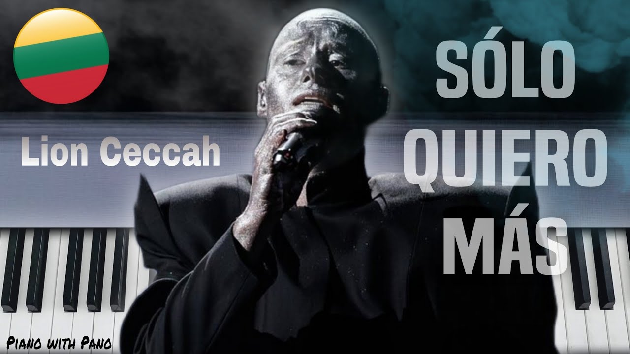Lion Ceccah - Sólo quiero más | 🇱🇹 Lithuania | Piano Cover | Eurovision 2026 #esc2026 