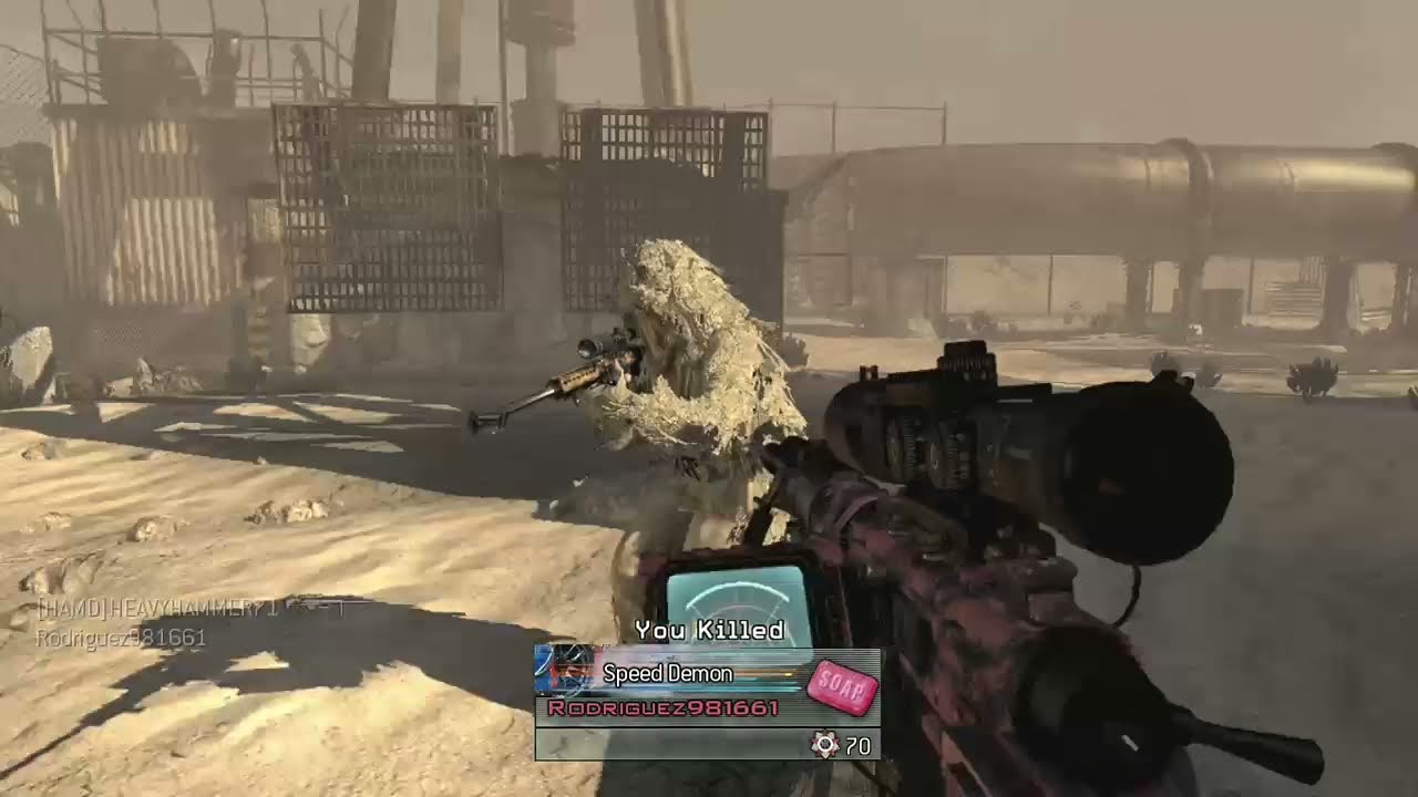 MW2 Gameplay - HEAVYHAMMER71 VS 3 TrashTalker's
