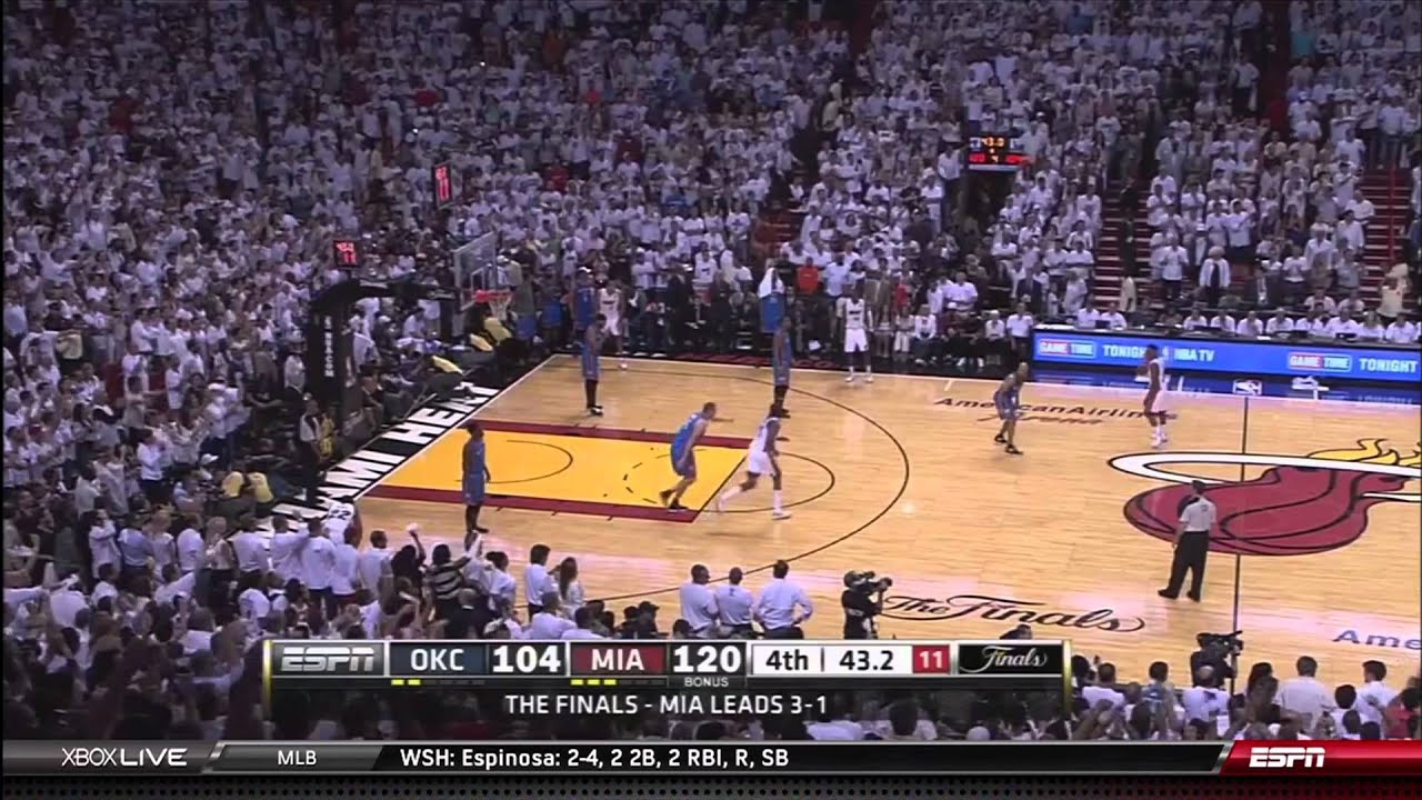 2012 NBA Finals Game 5: Miami Heat vs OKC Thunder Final Minutes