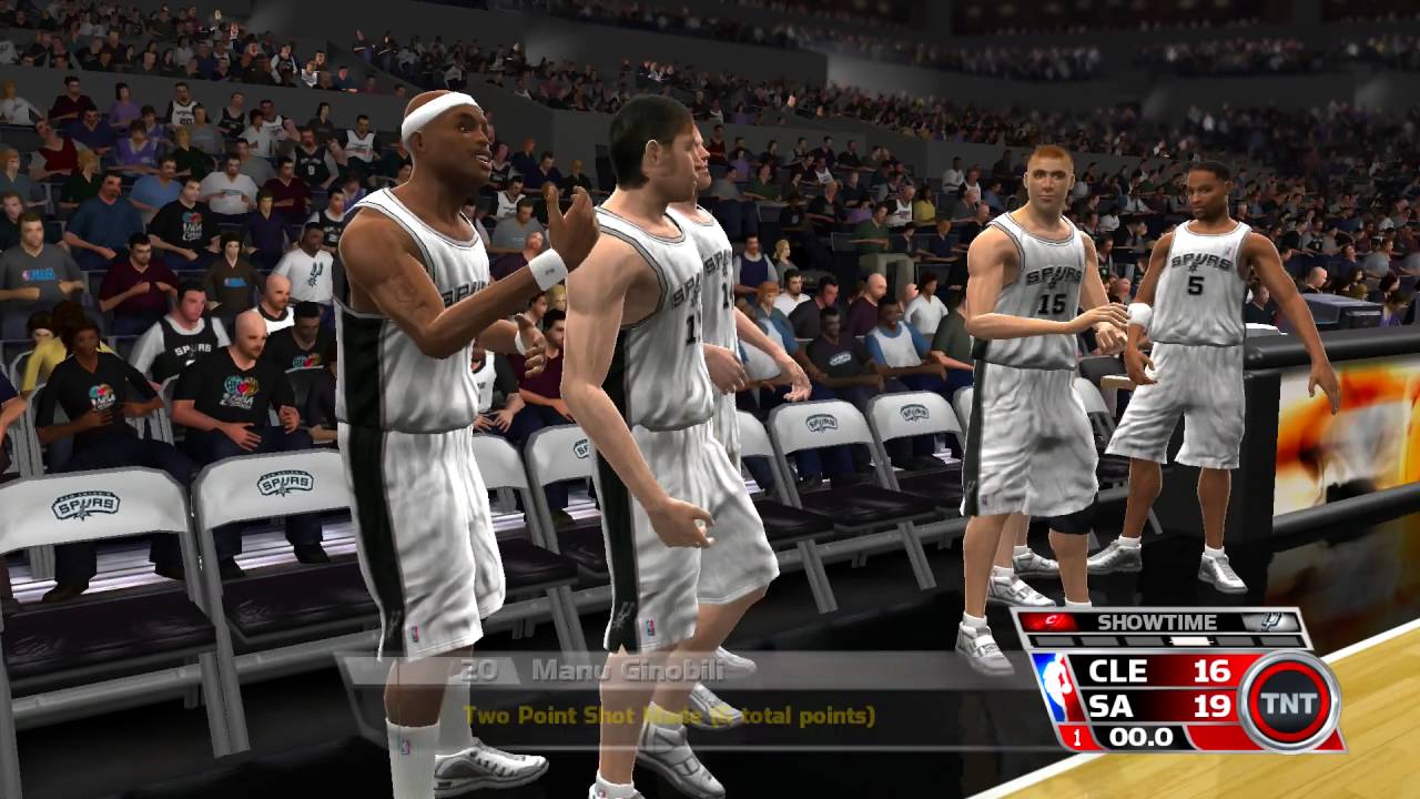 NBA 07 PS3 Sony Cleveland Cavaliers vs San Antonio Spurs Retro Game