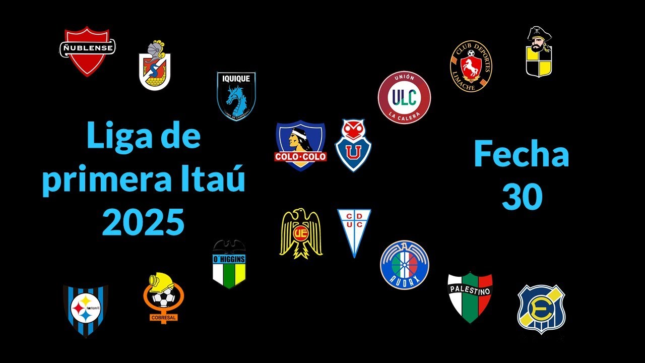 Liga de primera 2025 Fecha 30