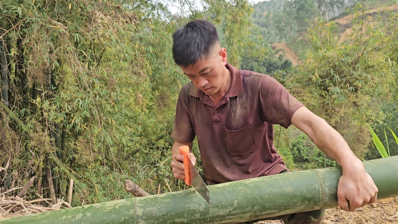 24 Hours Building a New Bathroom in the Deep Mountains | Sung A Pao’s Highland Life .#Sung A Pao TQ