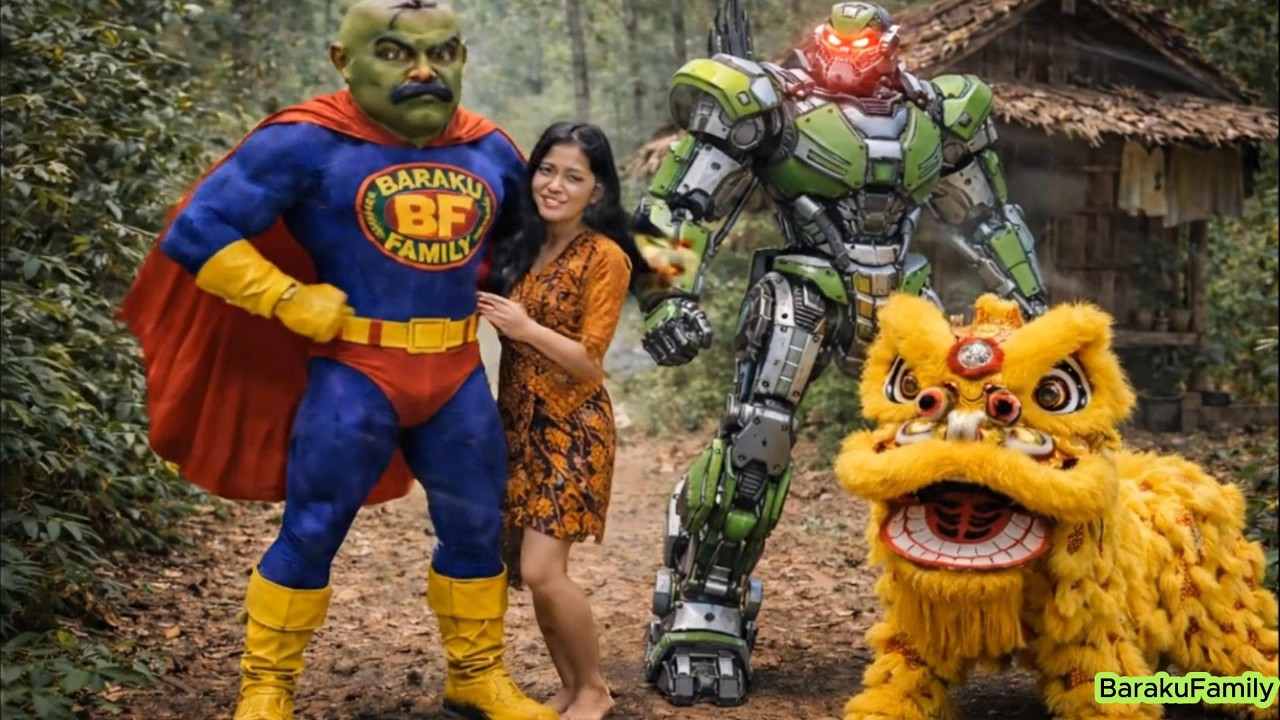 PAHLAWAN SUPER MELAWAN MONSTER HUTAN