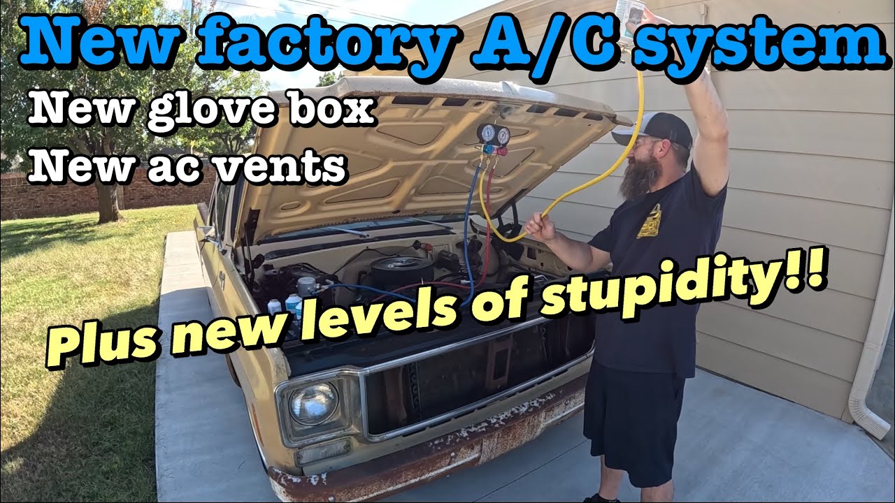 New factory A/C system 1978 GMC truck