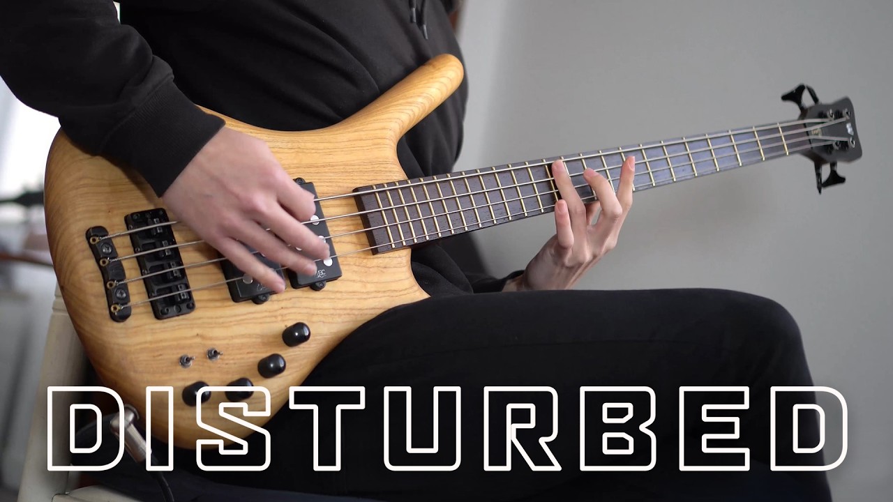 Disturbed - Inside The Fire (Bass Cover) + TAB