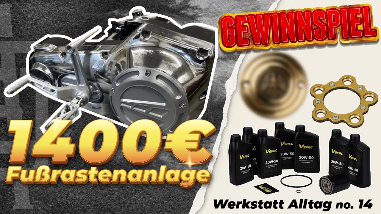Harley Fußrasten für 1400 € – lohnt sich das? + Mega Giveaway! 🎁 | Werkstatt Alltag #14 | ADC 🔥