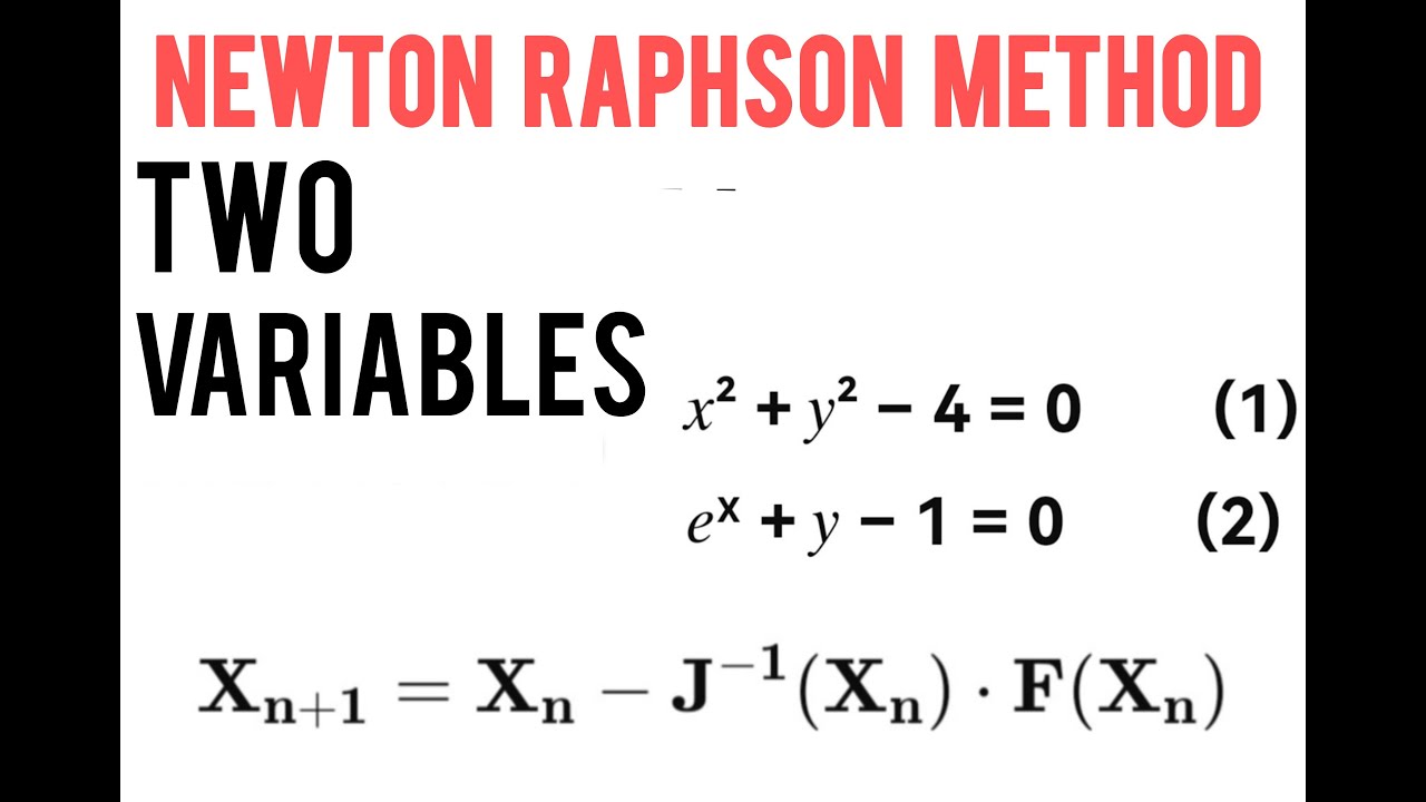 Newton Raphson Method Two Variables || Engineering  Mathematics