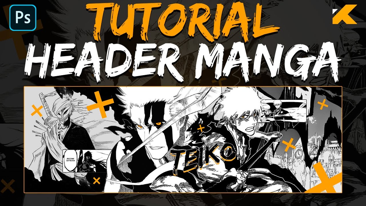 Como fazer uma CAPA de TWITTER com MANGA! TUTORIAL | Teiko