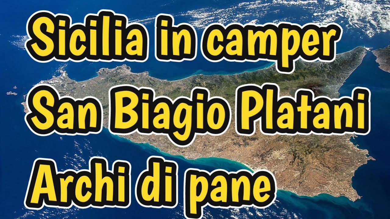 31. Sicilia in camper 2023 San Biagio Platani Gli archi di pane