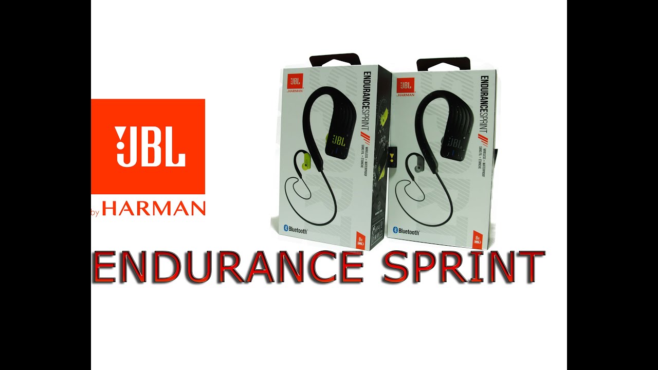 JBL ENDURANCE SPRINT  unboxing / rozpakowywanie  in-ear headphones / słuchawki dokanałowe