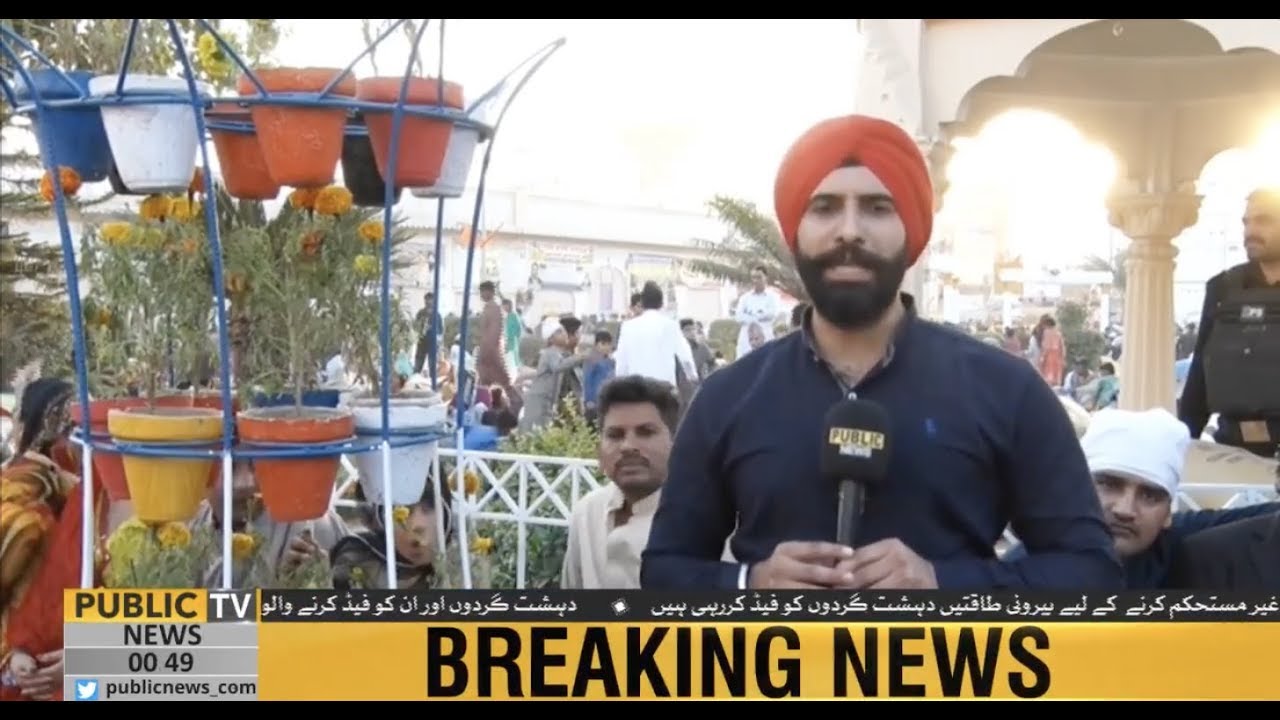 Sikh Reporter Harmeet Singh thanked Pakistanis for their love and care towards Sikh Community