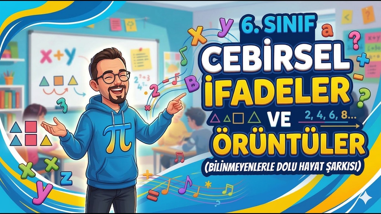 6. Sınıf Matematik: Cebirsel İfadeler ve Örüntüler 🎵 (Bilinmeyenlerle Dolu Hayat Şarkısı)