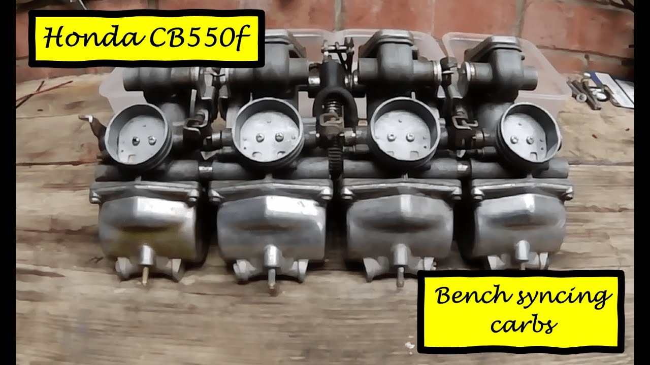 Honda CB550f - Bench synchronisation for keihin 069A carburettor