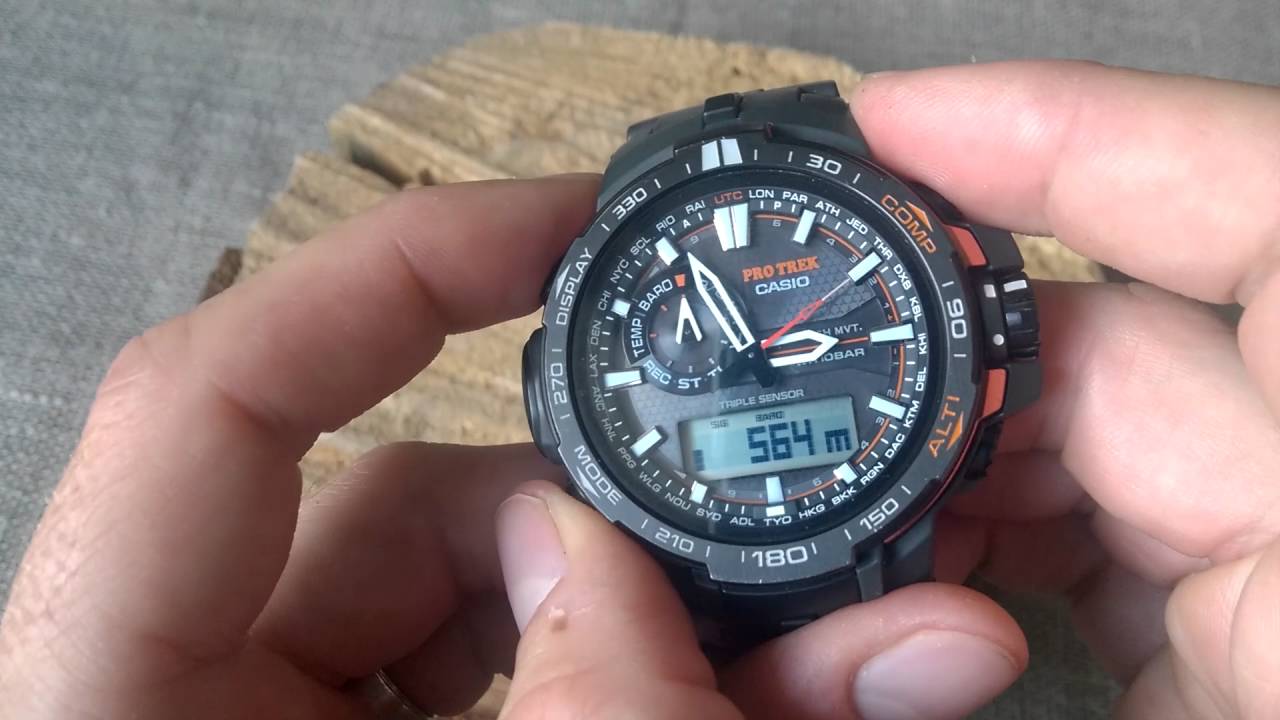 Сasio ProTrek PRW-6000Y на русском. Тест, обзор и основные функции часов от RiderHelp.