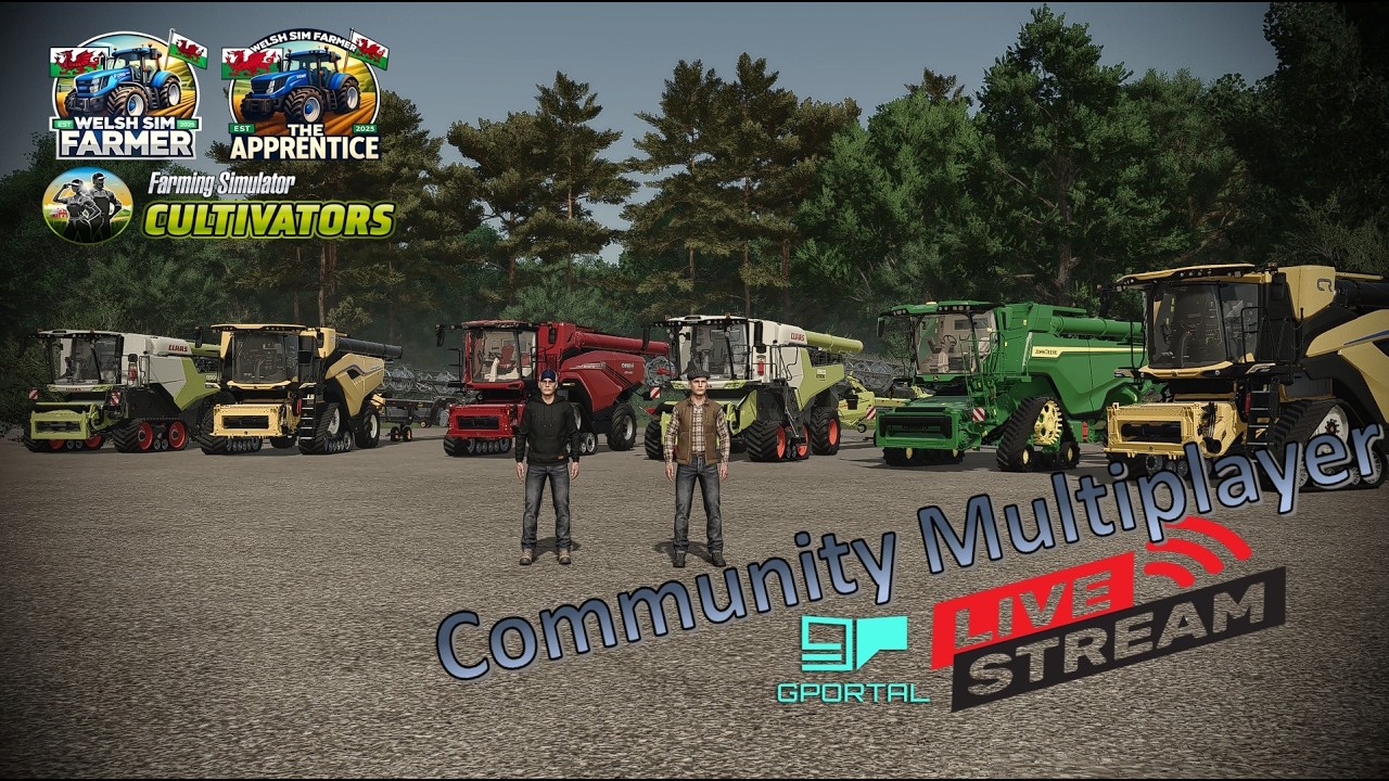 Multiplayer Livestream - Harvest Time! - Saxlingham Farm - FS25