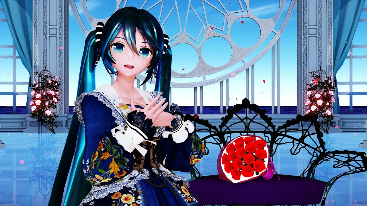 【MMD】『HORIZON』「Hatsune Miku/YYB式改変 初音ミク百日菊终愿」【4K 60fps h265】