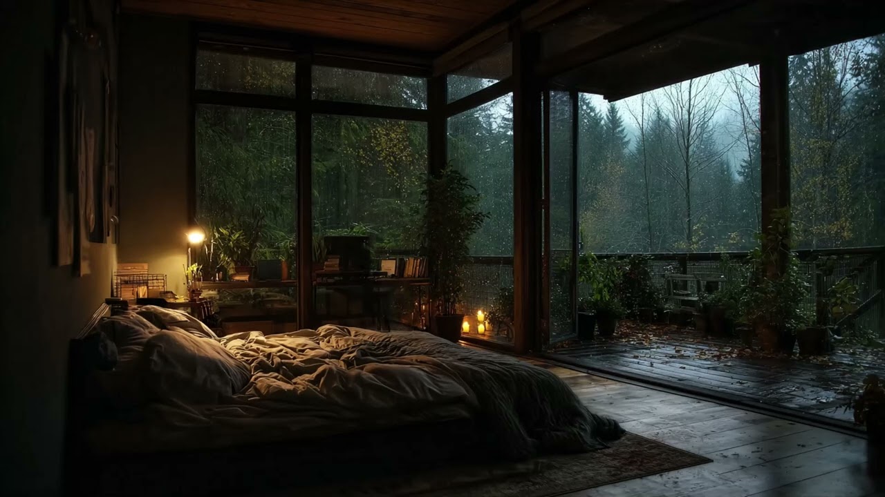 Relaxing Rain Sounds & Sleep Music to Reduce Stress Naturally