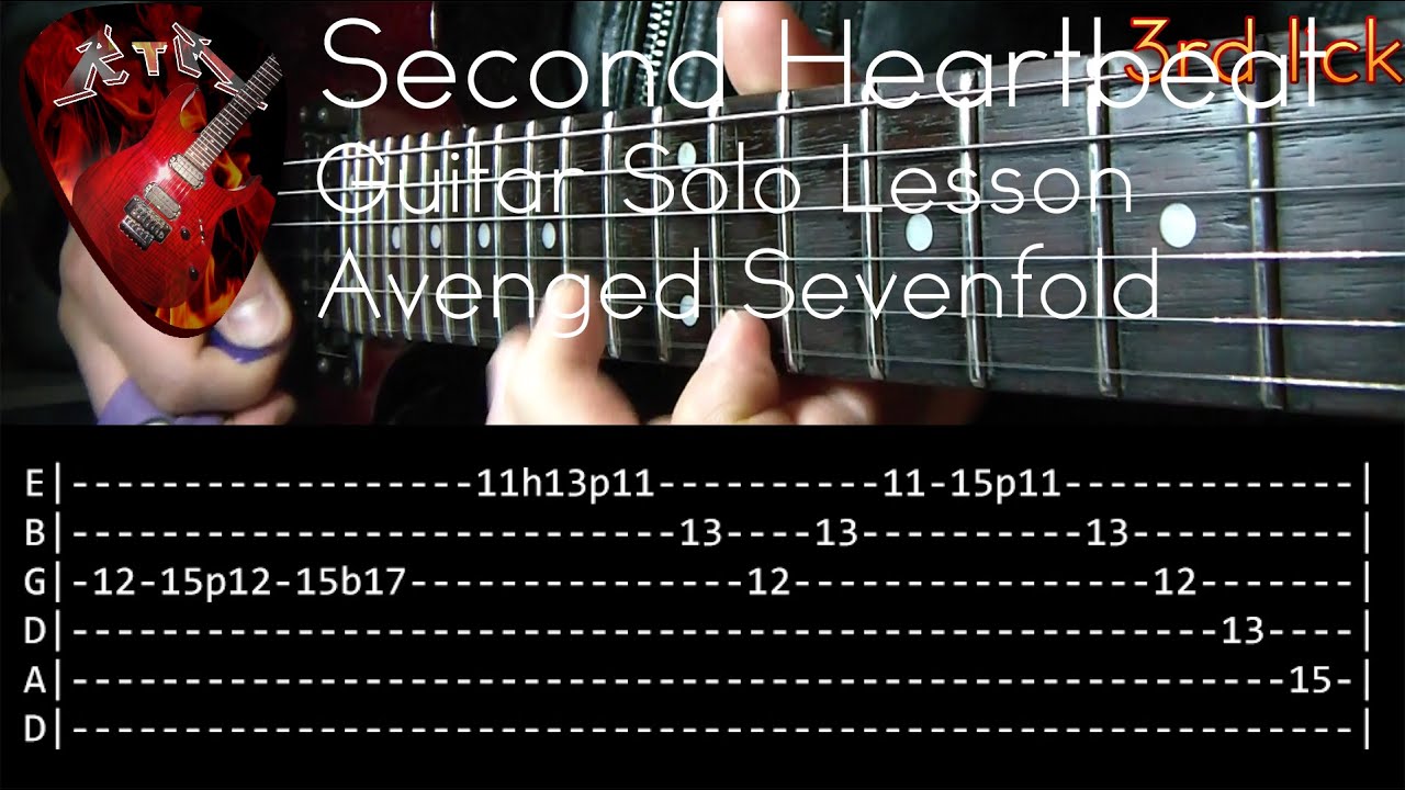 Second Heartbeat Guitar Solo Lesson - Avenged Sevenfold (with tabs)