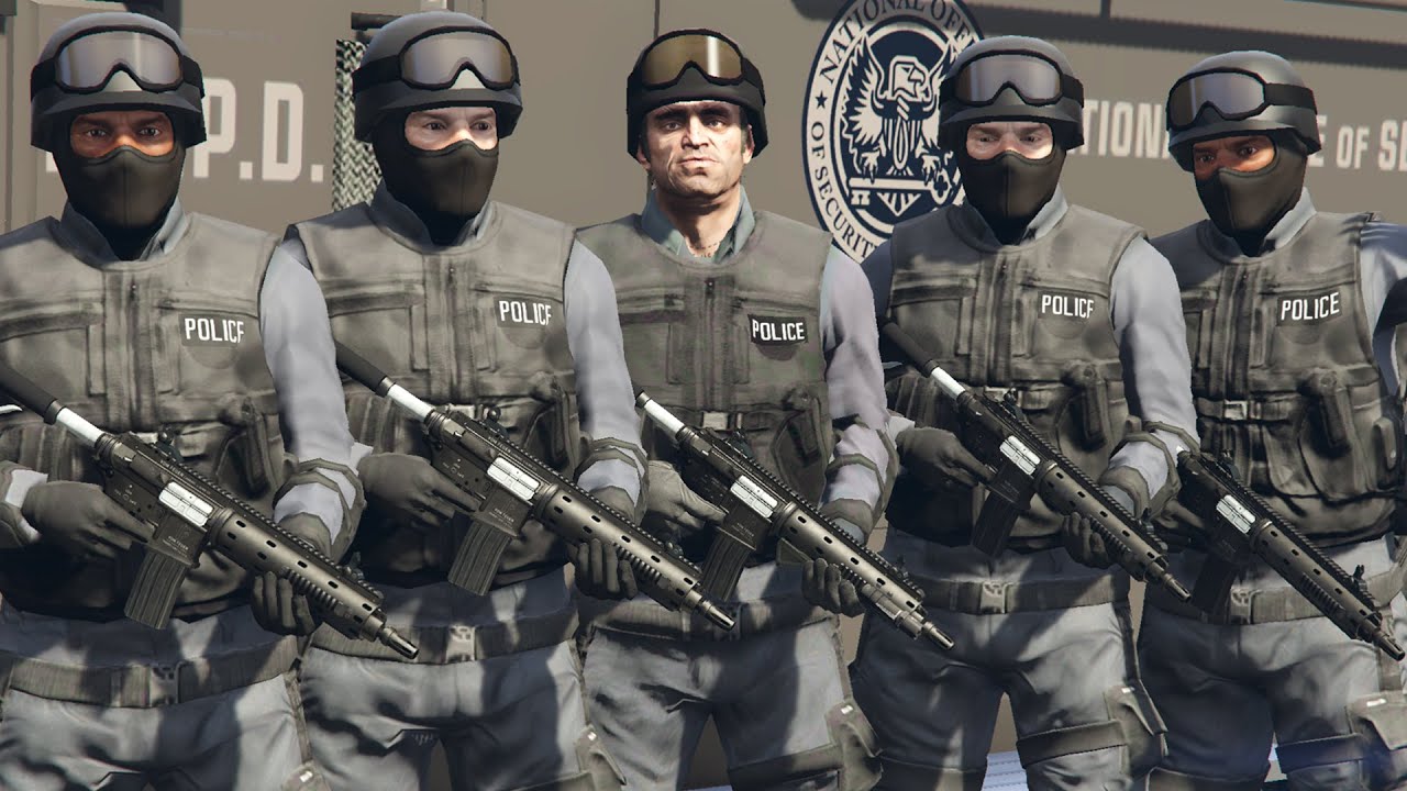 How To Join the SWAT Team in GTA 5! (Rescue Missions)